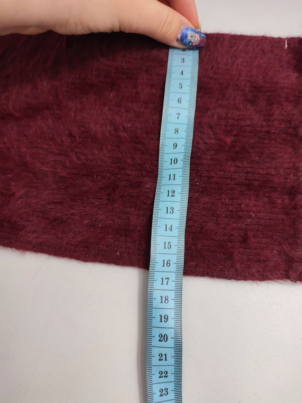 Шарф с шерстью красивого оттенка