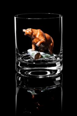 Подарочный набор. Бокалы для виски "Два друга" в футляре из ореха. Новая коллекция.