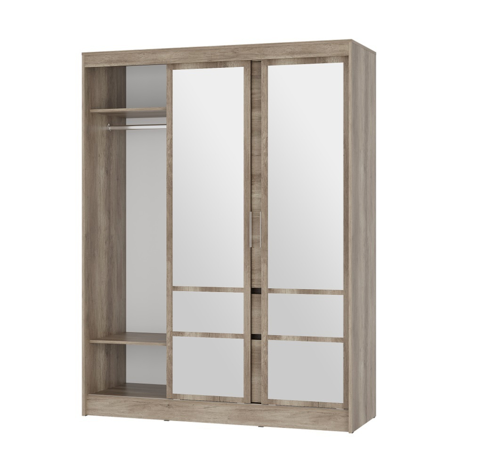 Шкаф-купе ШКК-06 Энигма дуб каньон/венге