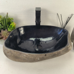 Раковина из речного камня RS-65431 45*34*15 0856