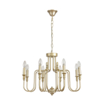 8318/8 CLASSI LN26 шампань/металл Люстра E14 8*40W 220V SUANA