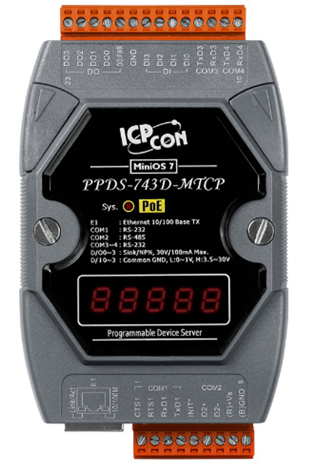 Преобразователь ICP DAS PPDS-743D-MTCP CR