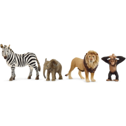 Schleich Wild Life - Животные Африки Набор из 4 фигурок 42721 / артикул   42721  / GTIN 4059433935720