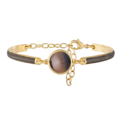 Браслет Possebon Pearl Tiger Eye C3363.15 BR/G