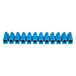 Клеммная винтовая колодка KВ-40 25-40, ток 100 A, полипропилен синий REXANT (10 шт./уп.)