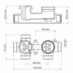 Aisch 5571 Смеситель для ванны и душа