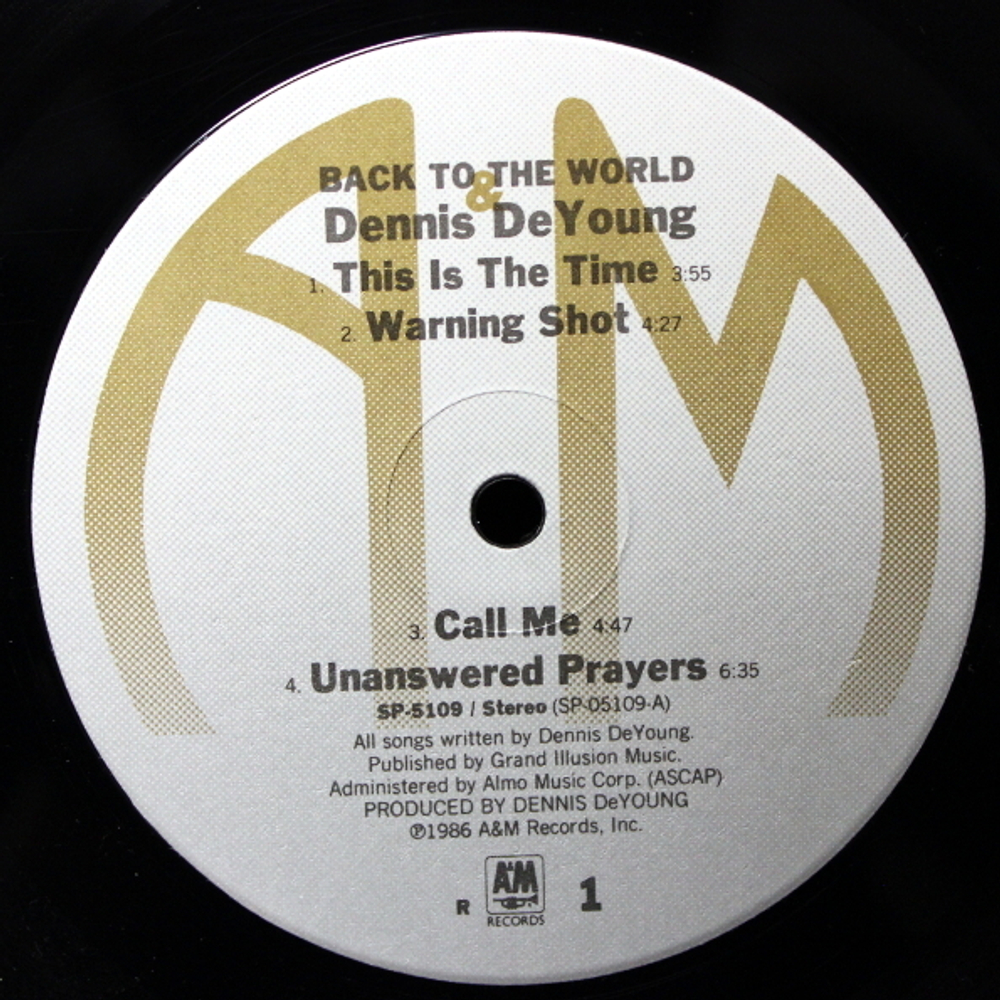 Dennis DeYoung / Back To The World (LP)