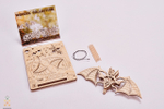 Вудик Летучая Мышь Wood Trick - деревянный конструктор, сборная миниатюрная модель, 3D пазл