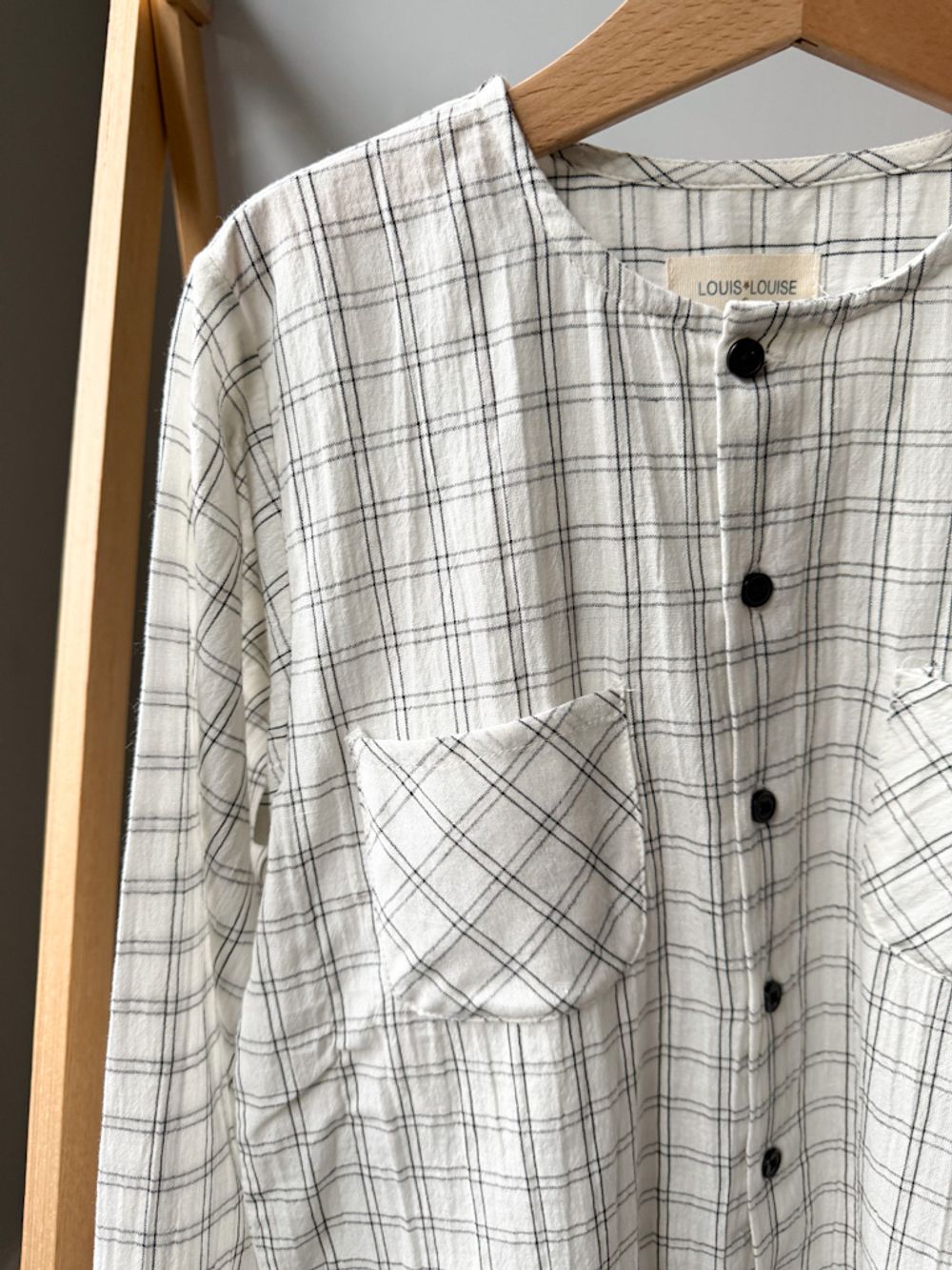 Новая хлопковая рубашка Louis Louise, 140