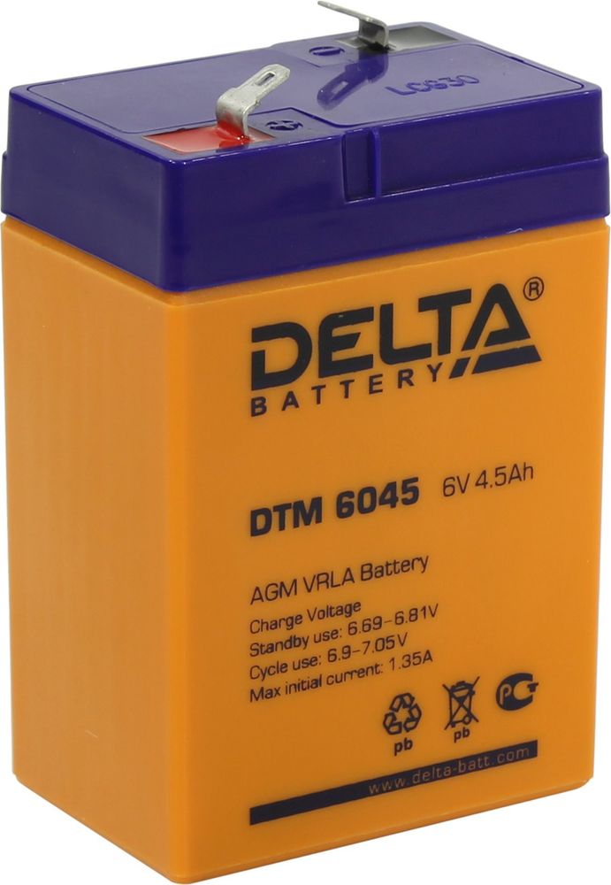 DELTA DTM 6045 аккумулятор