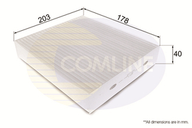 COMLINE - EKF108-CML - Filter, cabin air