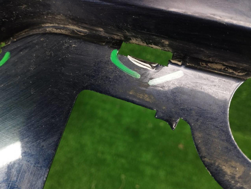 Бампер задний Mercedes GL X166 (2012-2016) AMG