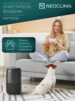 Воздухоочиститель Neoclima NP170SB,  до 25м2,  черный