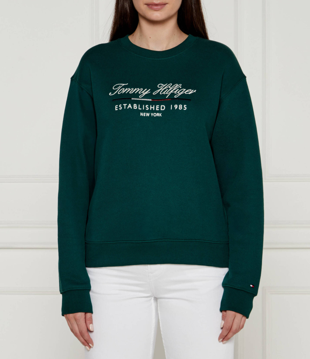 Худи Tommy Hilfiger - темно-зеленый(WW0WW43574)