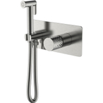 Гигиенический душ Boheme Stick 127-NB со смесителем, С ВНУТРЕННЕЙ ЧАСТЬЮ, Nikel Brush DIAMOND