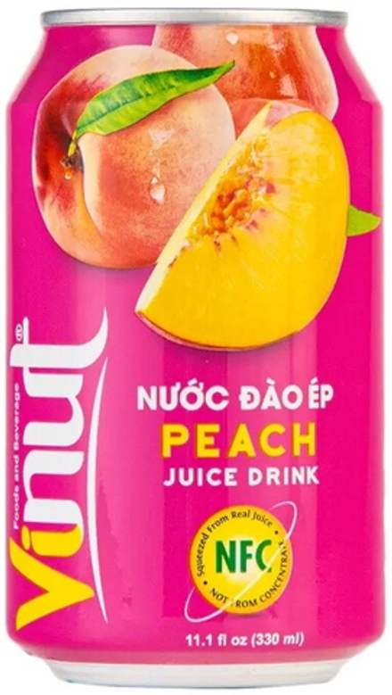 Сокосодержащий Напиток Винут Персик / Vinut Peach Juice Drink 0.33 - банка