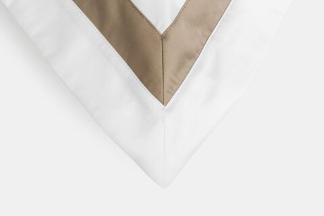 Наволочки 2шт 50х90 German Grass Alpine Caramel Beige Allure с широким кантом