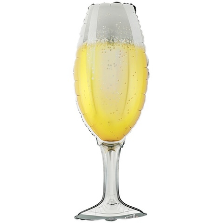 Фольгированный шар-фигура «Бокал шампанского», 109 см