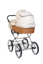 Детская коляска Reindeer Prestige Wiklina Eco-line 2 в 1, с конвертом (белый)