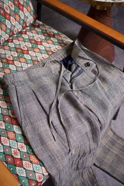 Льняной костюм Ermenegildo Zegna