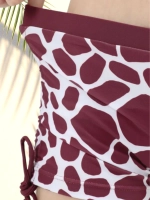 купальник раздельный 3 в 1 с шортами и топ парео