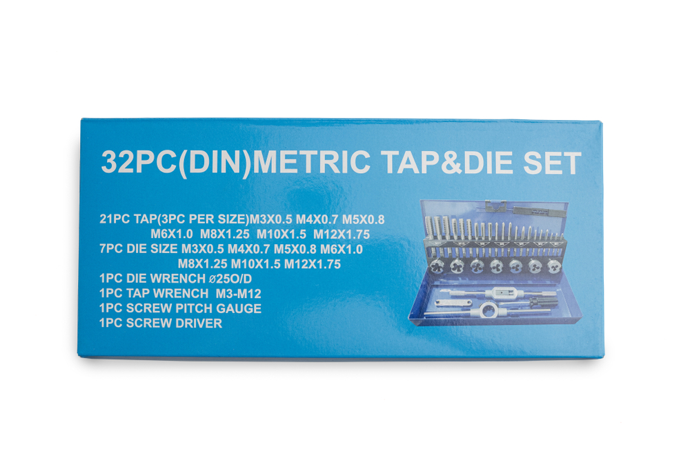 Набор плашки метчики 32 pcs