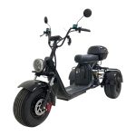 Электроскутер CITYCOCO X7 Pro TRIKE Черный глянец