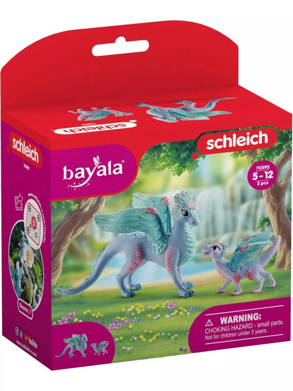 Набор Цветочный дракон с детенышем Schleich 70592