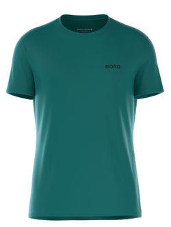 Мужская теннисная футболка Björn Borg Essential Active Training - зеленый