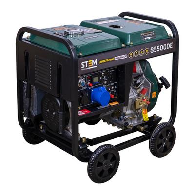 Дизельный генератор (5.5 кВт) STEM Techno S5500DE