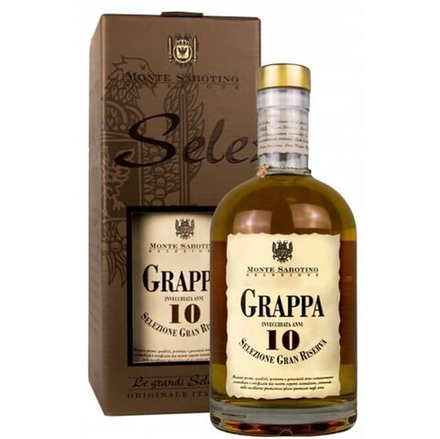 Граппа Monte Sabotino Selezione Gran Riserva 10 y.o. gift box, 0.7 л .