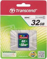 Карта памяти SDHC Transcend 32GB (TS32GSDHC4)