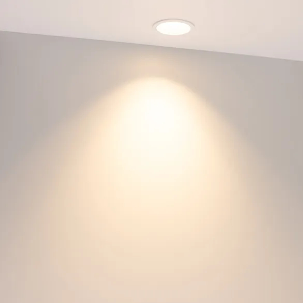 Светильник MS-ARADO-BUILT-R65-9W Warm3000 (WH-WH, 55 deg, 230V) (Arlight, IP20 Металл, 5 лет) 059106