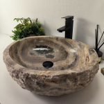 Раковина из оникса Erozy Grey EO-64291 53*43*16 0156