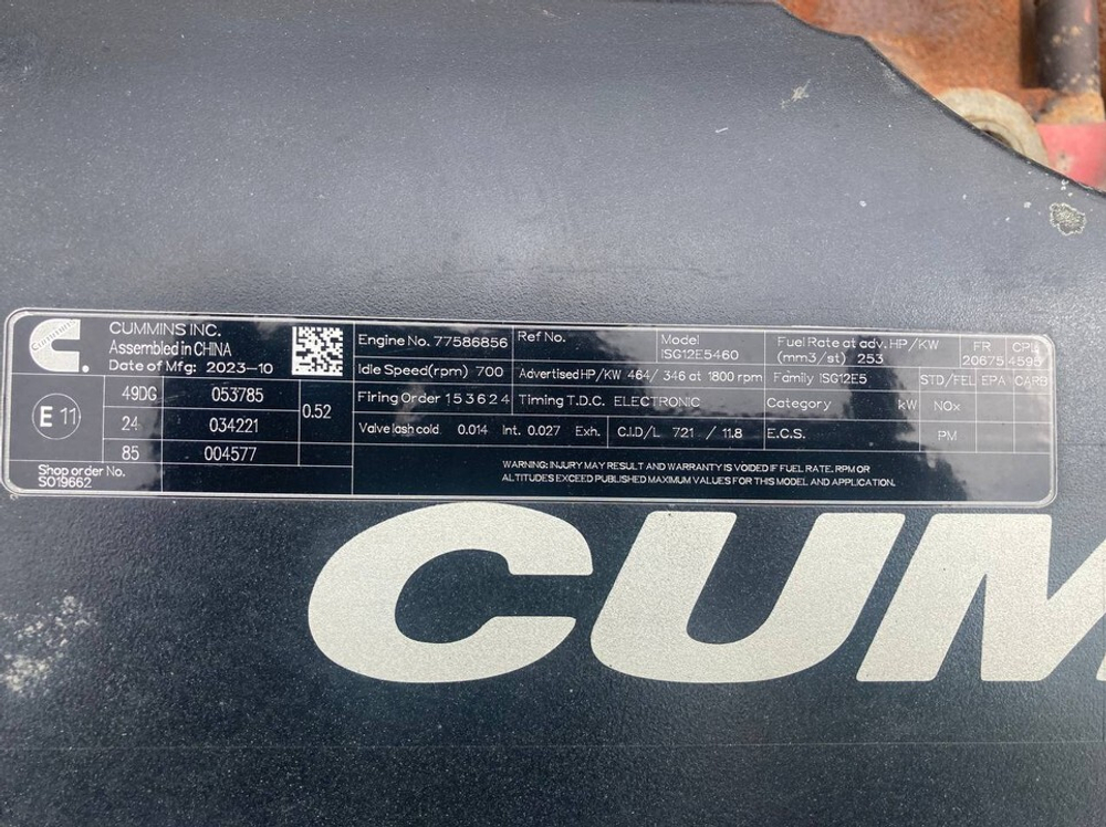 Двигатель ISG12E5460 Cummins 2023г.