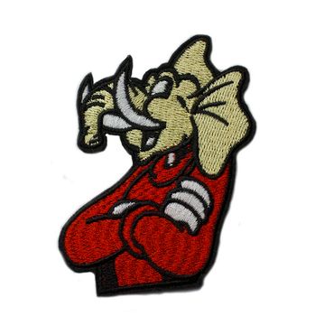 Нашивка на рюкзак и на одежду. Слон