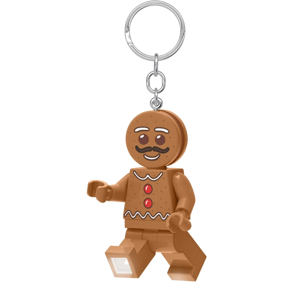 Брелок LEGO 5007809 Пряничный человечек с подсветкой