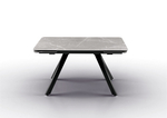 Стол Аврора Леон NEW, Керамогранит, Черный/Bayona grey