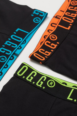 H&M Набор из пяти трусов-боксеров, черный