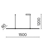 Подвесной светильник Maytoni MOD005PL-L48BK