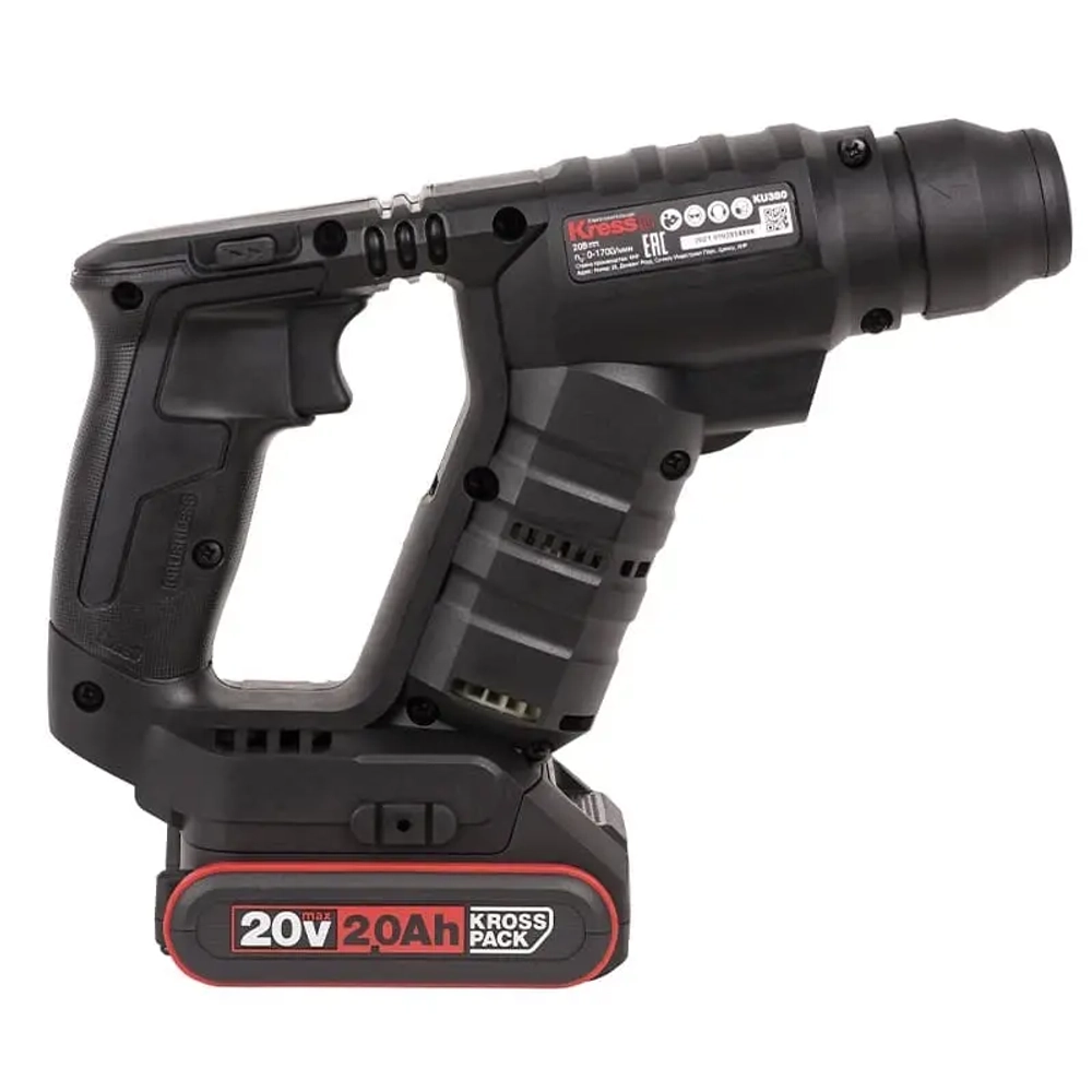 Kress KU380 перфоратор аккумуляторный (2 x 2 Ач, ЗУ)