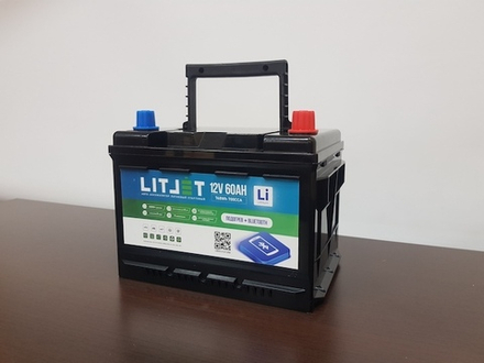 LITJET SMART аккумулятор литиевый универсальный стартово-тяговый 12V 60Ah 768Wh 700CCA