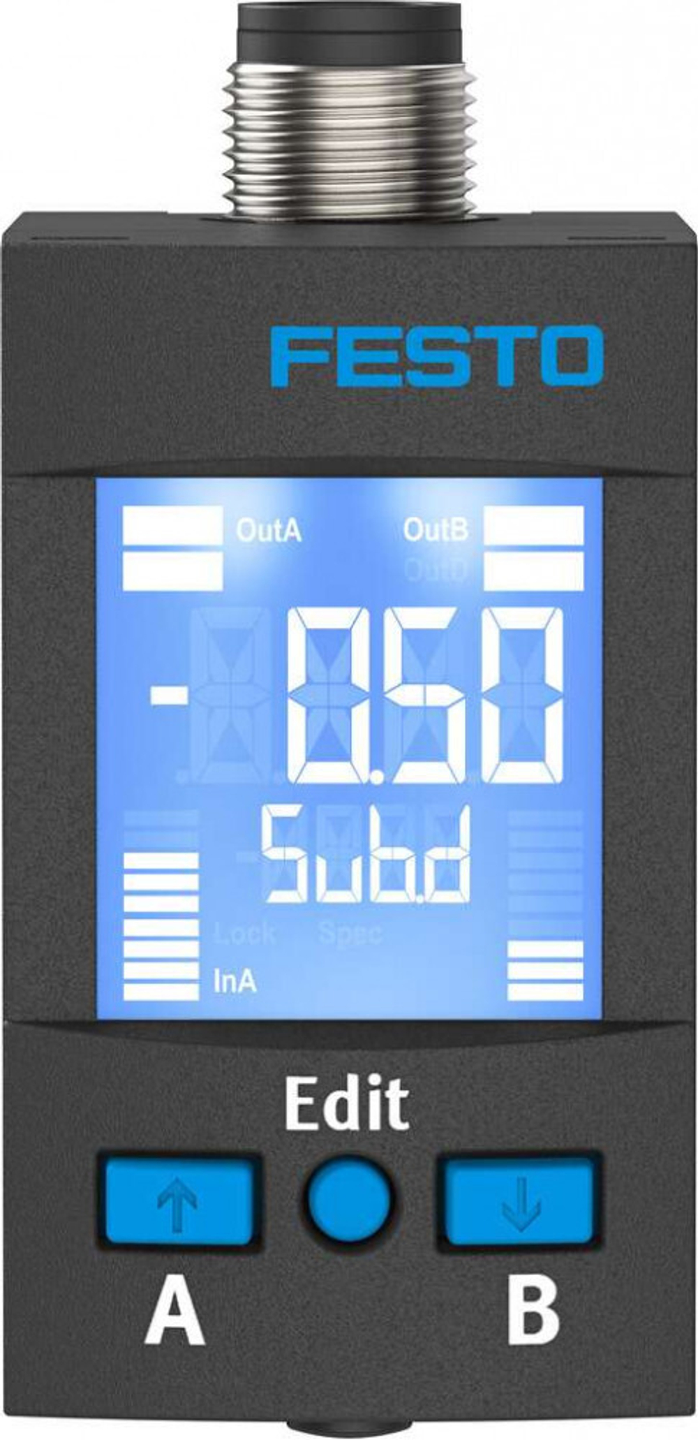 SPAU-P10R-W-G18FD-L-PNLK-PNVBA-M12U Датчик давления