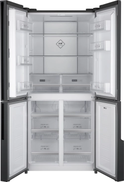 Холодильник Weissgauff INVERTER NO FROST INOX GLASS WCD 450