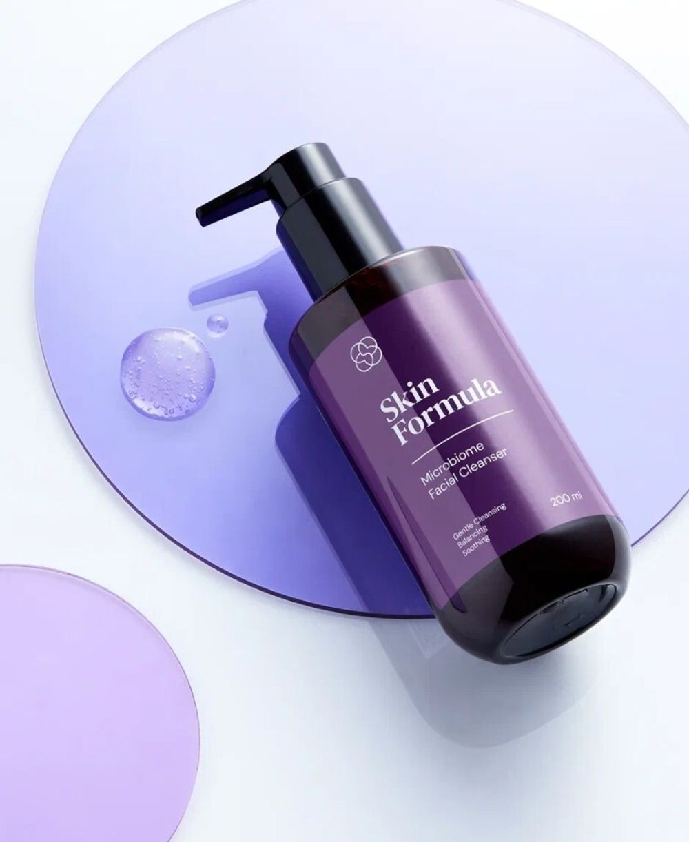 Skin Formula Microbiome Facial Cleanser Очищающий гель с пребиотиками для восстановления микробиома кожи, 200 мл