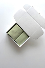 Набор пеленок " Горошек на зелени XS"