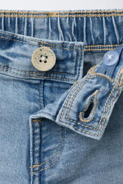 ZARA ДЖИНСЫ MARINE, ГОЛУБОЙ