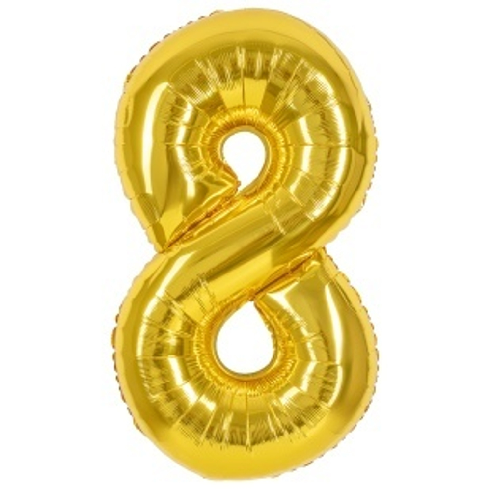 К Цифра 8 Золото 40''/102 см.
