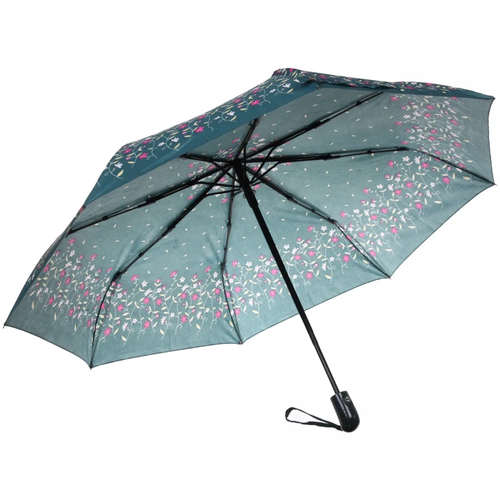 Зонт женский автомат «Ultramarine - Атланта», микс 6 цветов, 8 спиц, d-96см, длина в слож. виде 28см