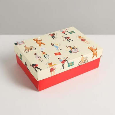 Коробка складная «С Дэ Рэ»,  21 × 15 × 7 см